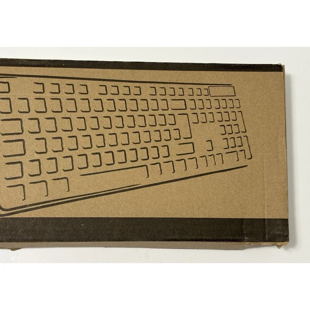 iMicro KB-US9813 104 Key Wired USB Standard Keyboard Tactile Key Switches Black